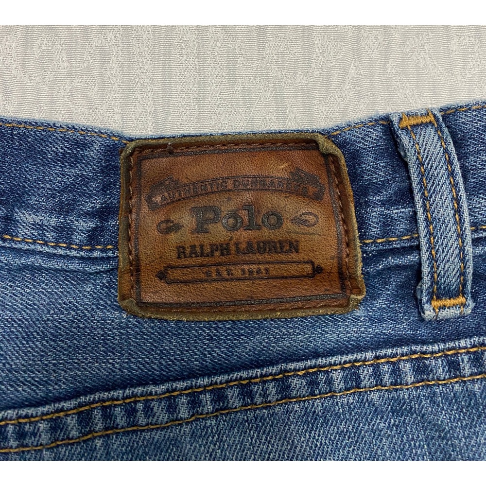 Vintage Y2K Polo‎ Ralph Lauren Jeans Men's Size 33x30 Blue Straight - Picture 4 of 10